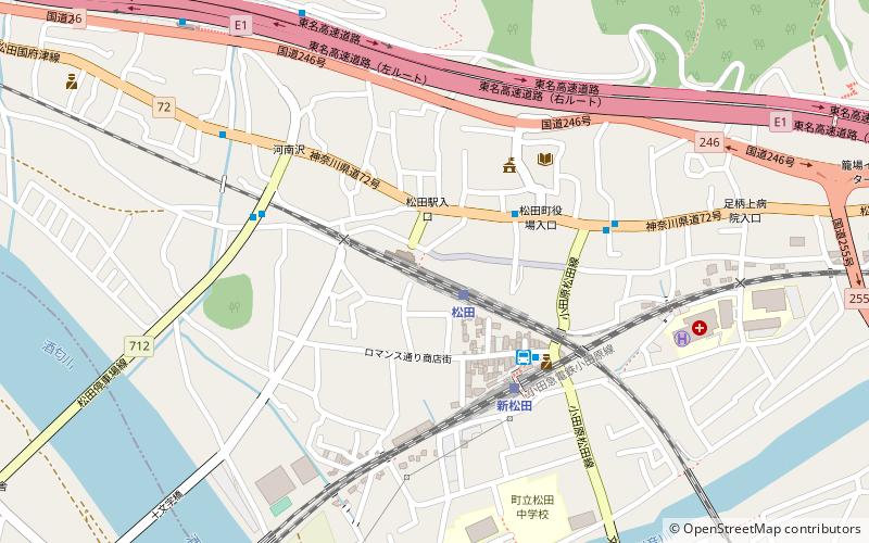 Matsuda Station location map