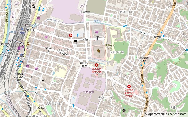 Universidad Femenina de Kamakura location map