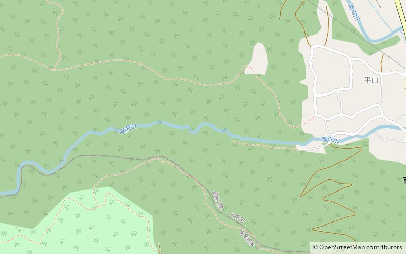 Shasui Falls location map