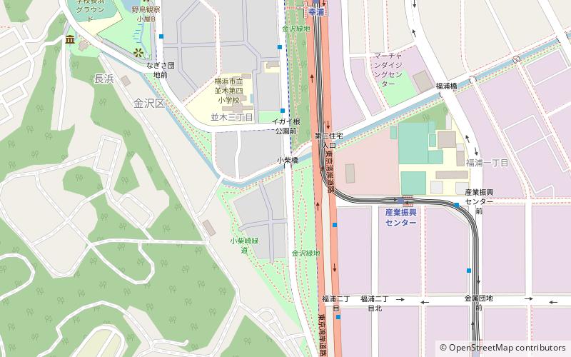 kanazawa ku yokohama location map
