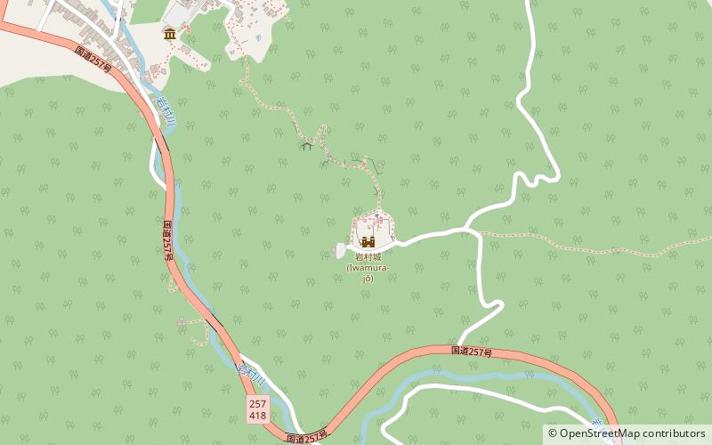 Burg Iwamura location map