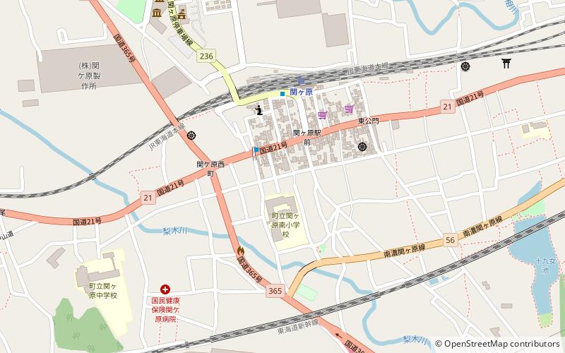 sekigahara town hall location map