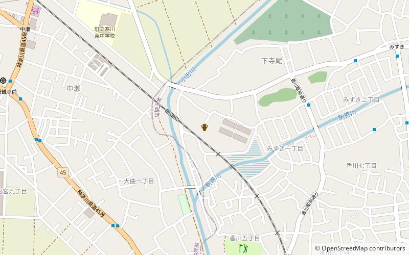 shimoterao kanga site hiratsuka location map