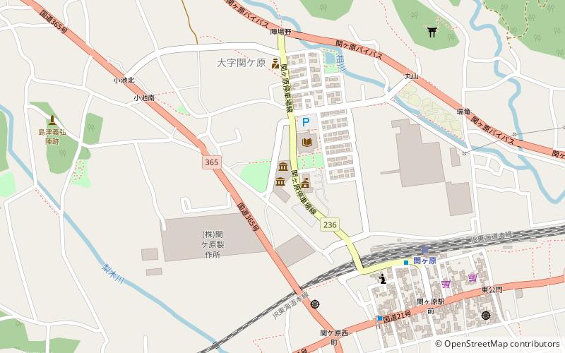 Gifu Sekigahara Battlefield Memorial Museum location map