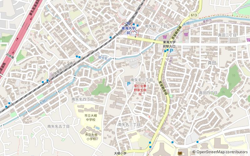 spa sazanka hadano location map