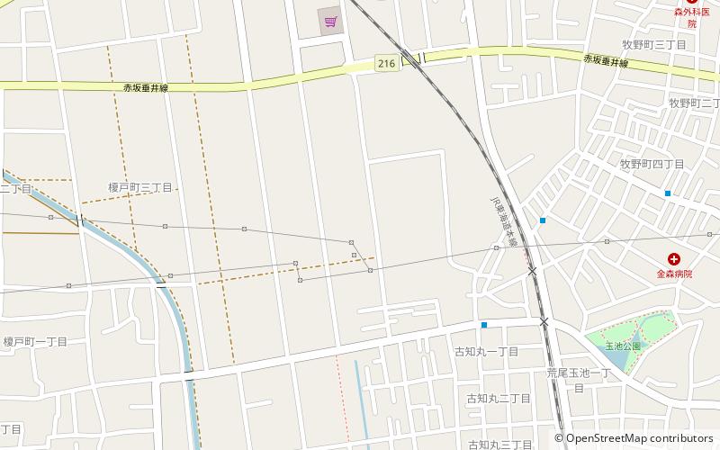 Higashi-Chōda Kofun location map