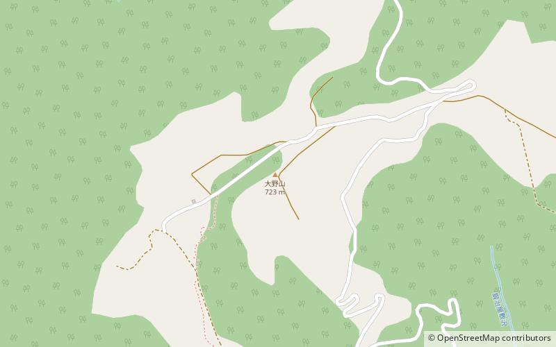 Mount Ōno location map