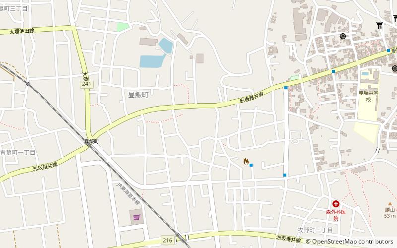 Hiruiōzuka Kofun location map