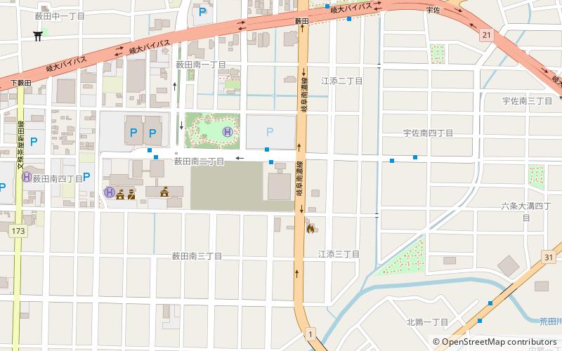 OKB Gifu Seiryu Arena location map