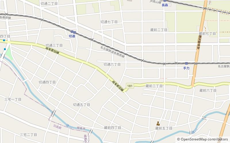 Nagamori Castle location map