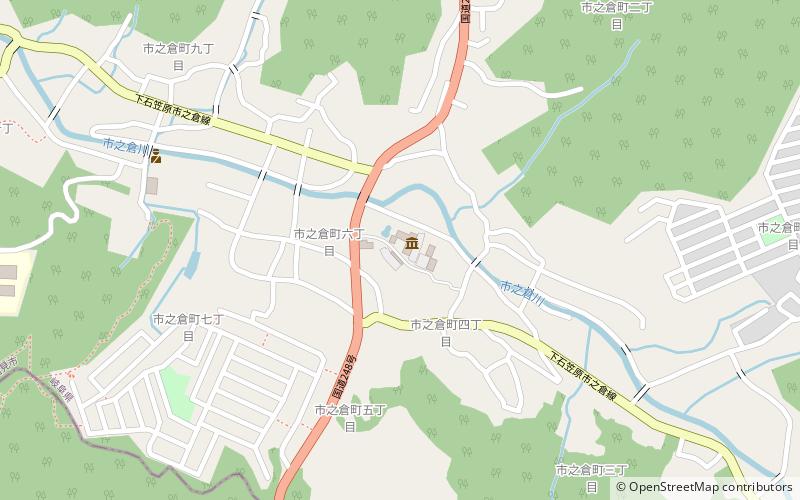Shi zhi cangsakadzuki mei shu guan location map