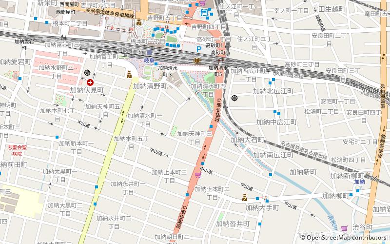 Kanō Tenman-gū location map