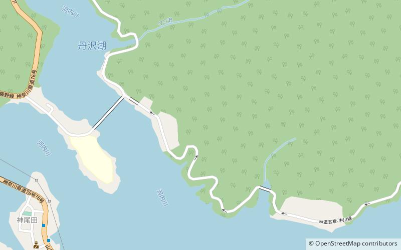 Lake Tanzawa location map