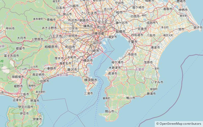 Tokyo Bay location map