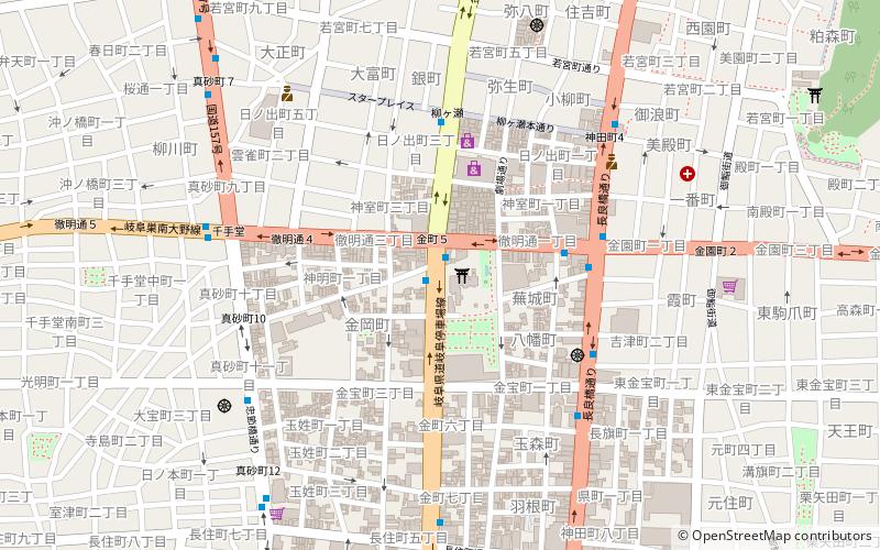 Kogane Shrine location map