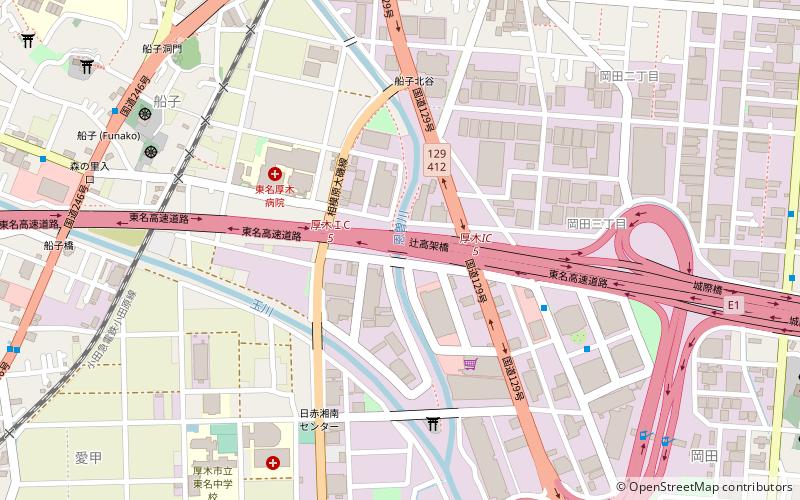 tomei expressway atsugi location map