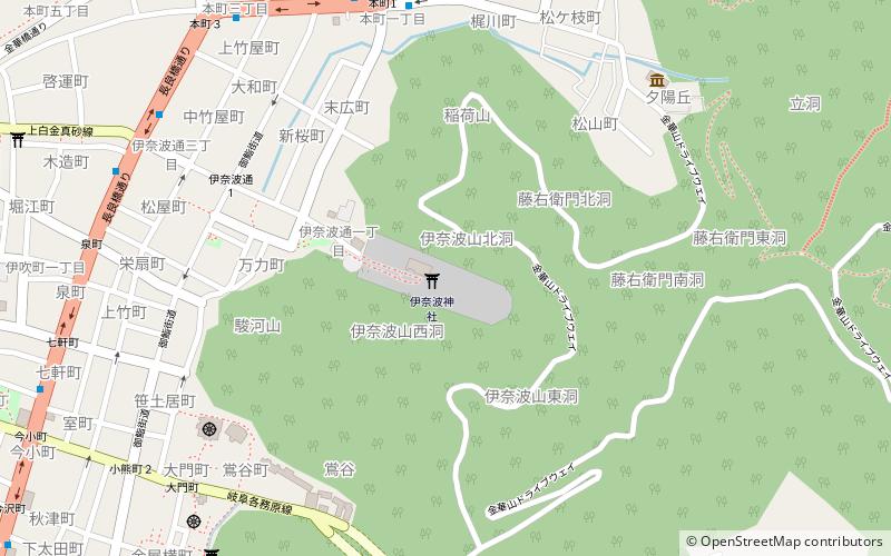 Inaba Shrine location map