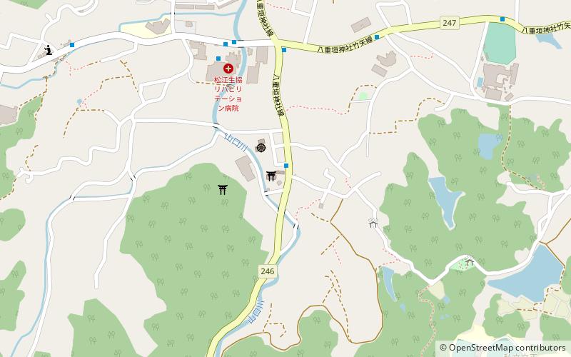 Yaegaki Shrine location map