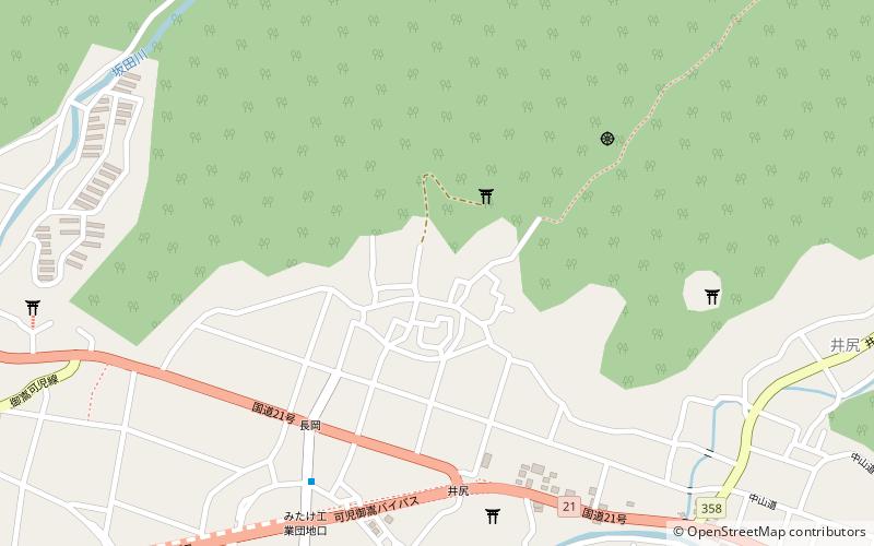 kani district mitake location map