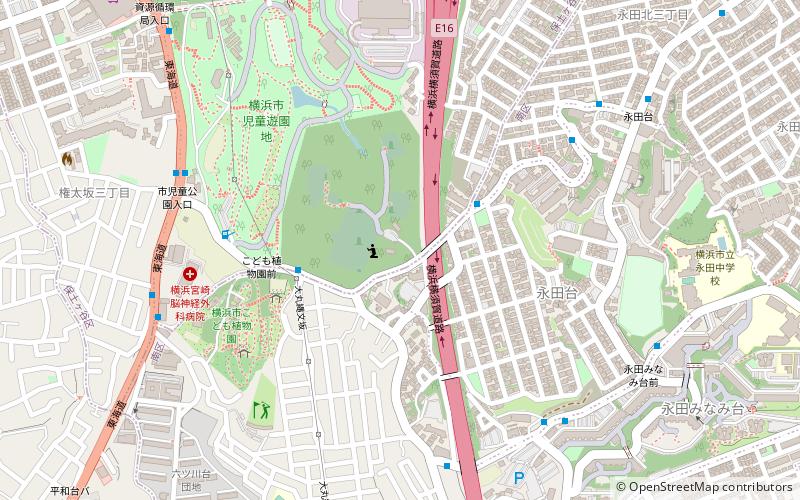 Yokohama War Cemetery location map