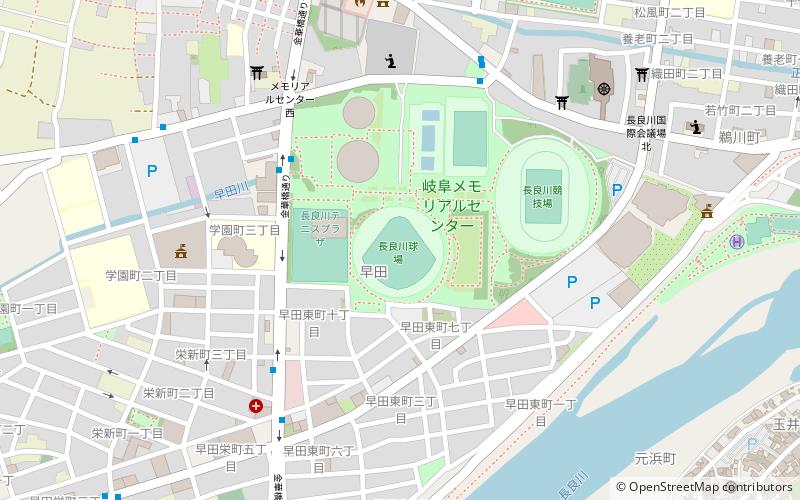 Gifu Prefectural Baseball Stadium location map