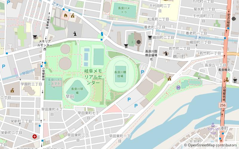 Gifu Nagaragawa Stadium location map