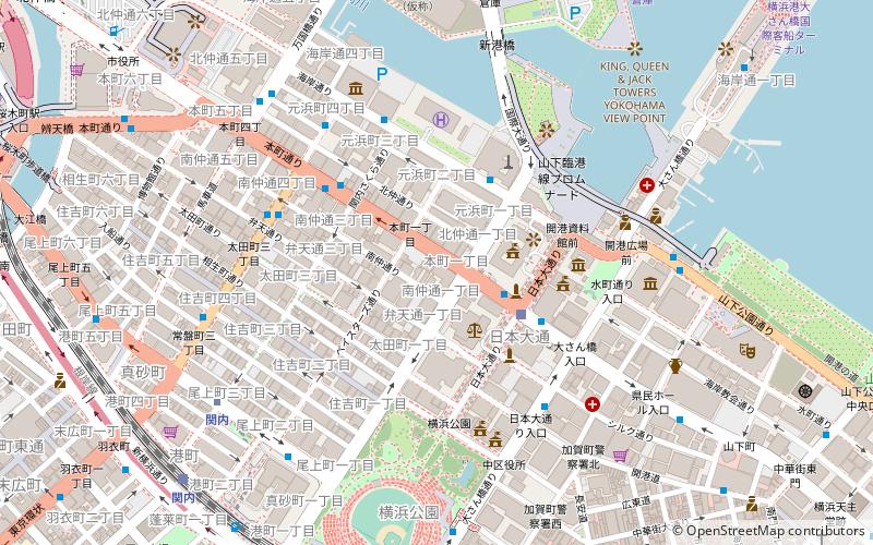 Yokohama Three Towers location map