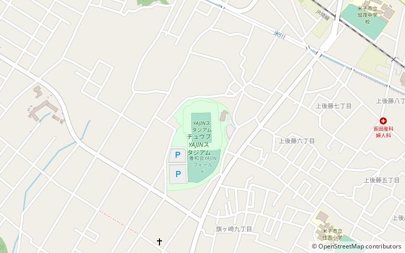 Chubu Yajin Stadium location map