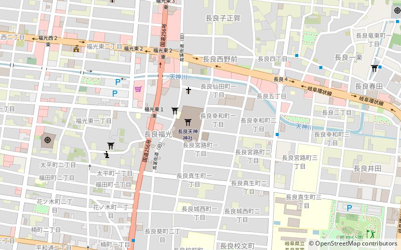 Nagara Tenjin Shrine location map