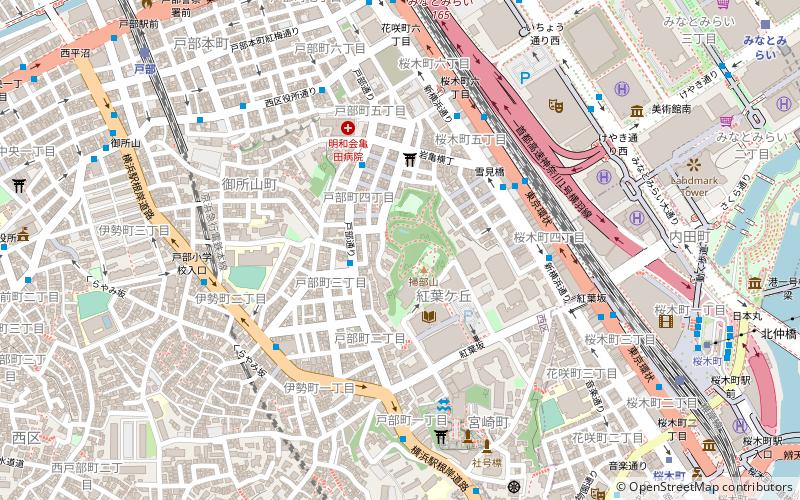 Sao bu shan gong yuan location map
