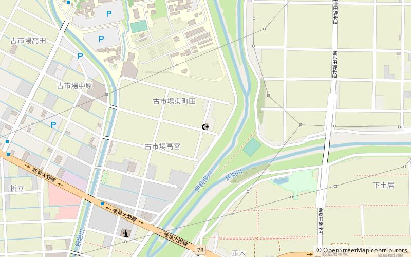 Gifu Mosque location map