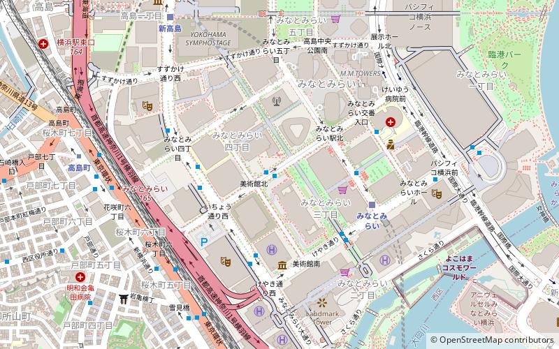 Minato Mirai 21 location map