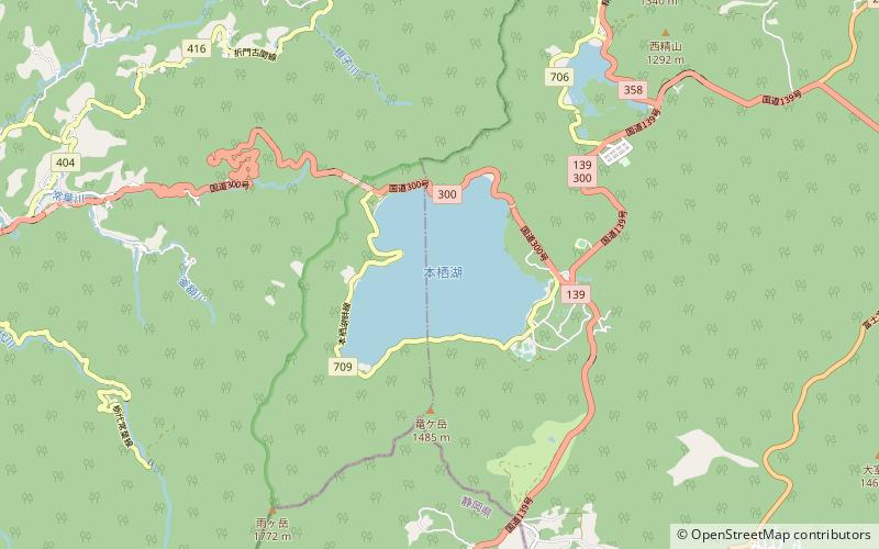 Lago Motosu location map