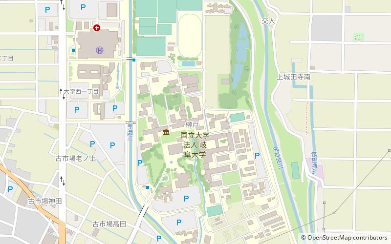 Gifu University location map