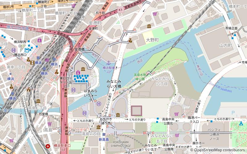 Minatomirai da qiao location map