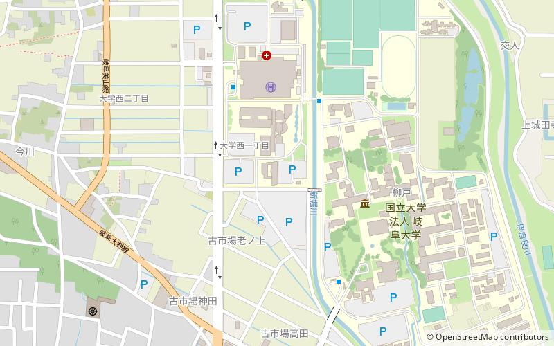 Universidad Farmacéutica de Gifu location map