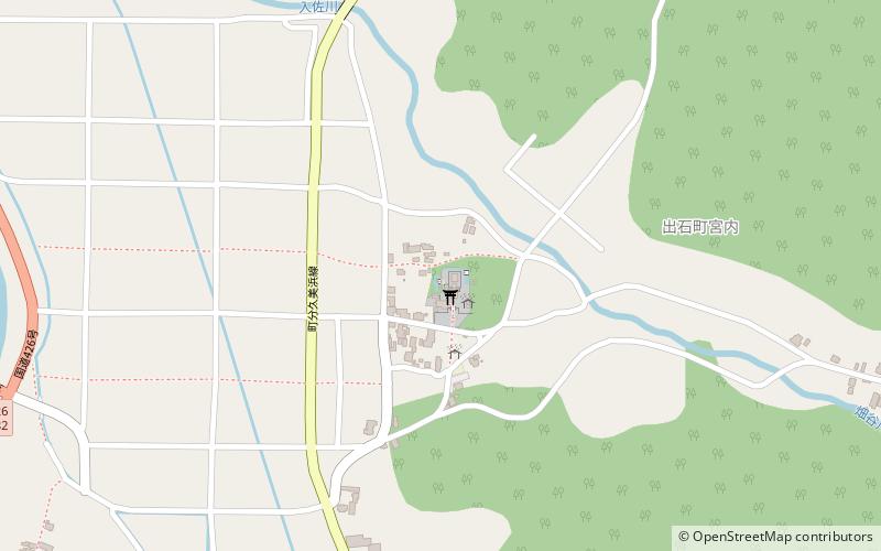 Izushi Shrine location map