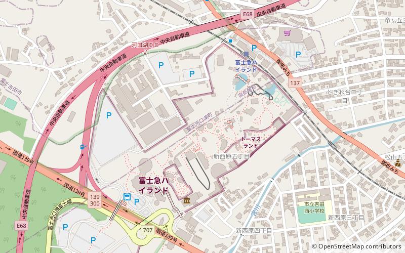 giant coaster fujiyoshida location map