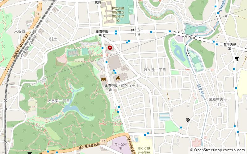 zama city sagamihara location map