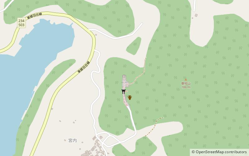 Shitori Shrine location map