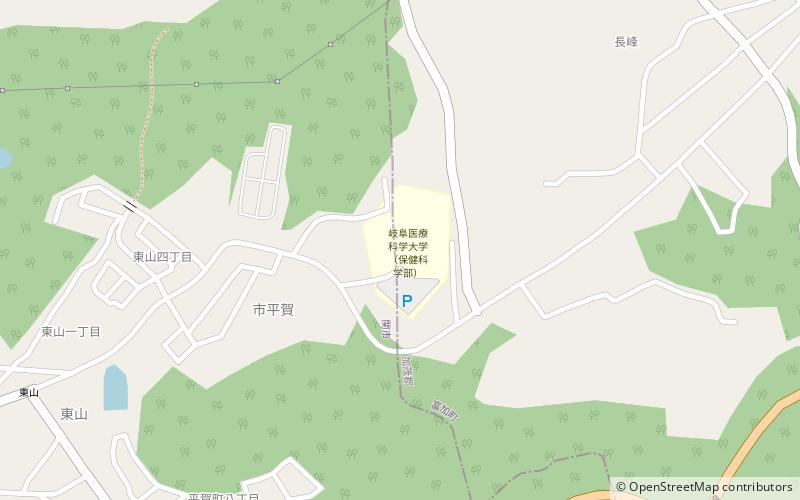Gifu University of Medical Science location map
