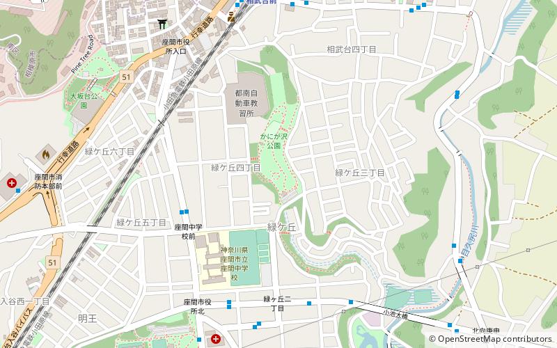 kaniga ze gong yuan sagamihara location map