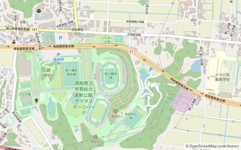 Yamata Sports Park Stadium location map