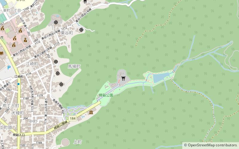 Ōchidani Shrine location map