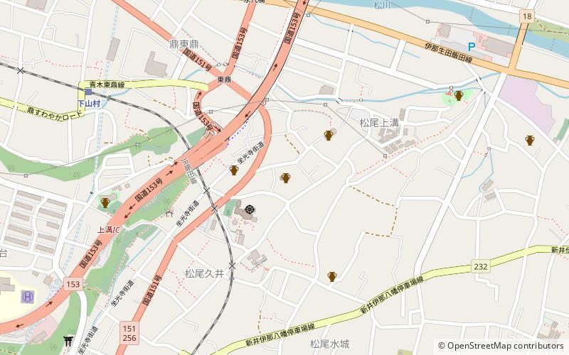 Iida Kofun group location map