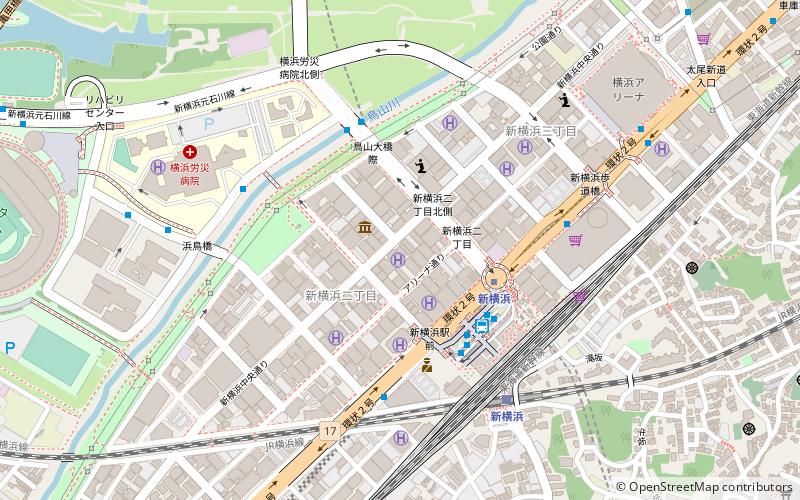 shin yokohama jokohama location map