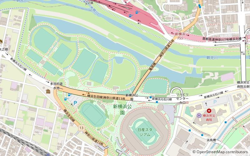 Shin-Yokohama Park location map