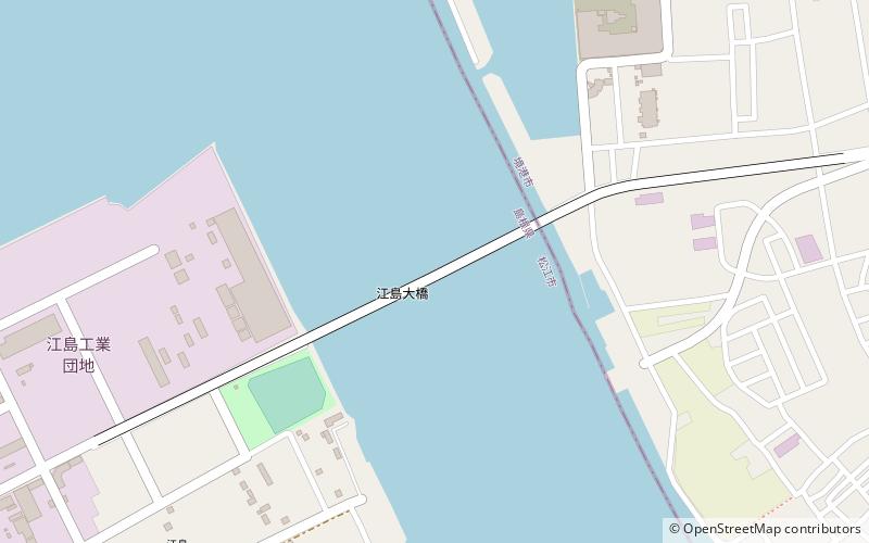 Eshima Ohashi Bridge location map