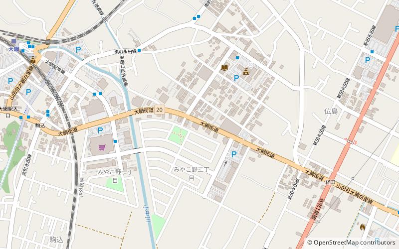 Ōami-Shirasato location map