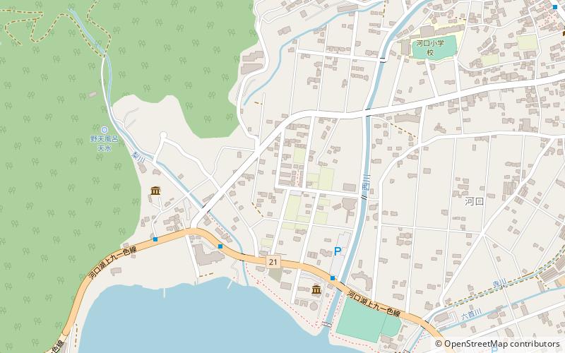 lake villa kawaguchiko park narodowy fudzi hakone izu location map